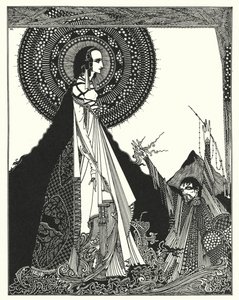 Edgar Allan Poe: Ligeia (litografia) de Harry Clarke