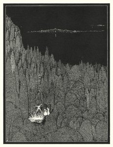 Edgar Allan Poe: O Inseto do Ouro (litografia) de Harry Clarke