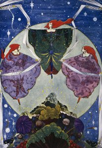 Elf Hill, conto de fadas de Hans Christian Andersen (1805-1875), ilustração de Harry Clarke (1890-1931)