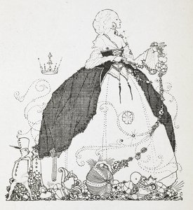 Ilustração para a história "A Fada". de Harry Clarke