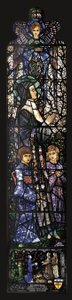 A Beata Julie com dois filhos, 1927 de Harry Clarke