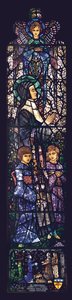 A Beata Julie com dois filhos, 1927 de Harry Clarke