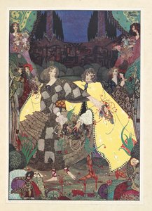 O Jardim do Paraíso. "Agora vamos começar as nossas danças!" gritaram as fadas. de Harry Clarke