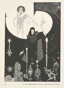 A menina dos fósforos. Na claridade, a velha avó estava de pé. de Harry Clarke