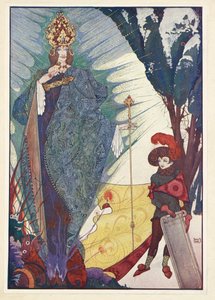 A Rainha da Neve. Kay e a Rainha da Neve. de Harry Clarke