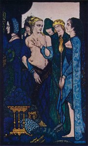 Nomeamos Lucrezia Crivelli e Titians Lady, c1910 de Harry Clarke