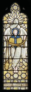 Anjo com incensário, 1872-73 (vitral)