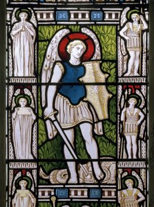 Minley, St Andrew, James Powell e filhos, Harry Ellis Wooldridge, Arcanjo Miguel, 1870