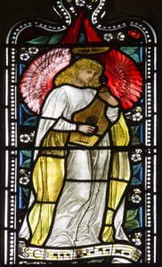 Anjo Musical, 1876 (vitral)