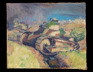 Tanques em ação de Harry Everett Townsend