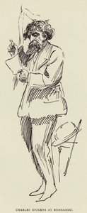 Charles Dickens no ensaio de Harry Furniss
