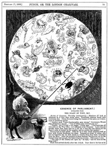 Essência do Parlamento, 1883 de Harry Furniss