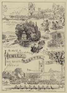 Henley Regatta, 1876 de Harry Furniss
