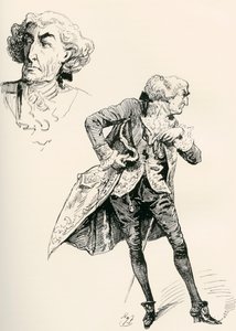 Ilustração para o romance de Charles Dickens Um Conto de duas cidades de Harry Furniss