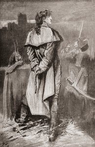 Ilustração para o romance de Charles Dickens Um Conto de duas cidades de Harry Furniss