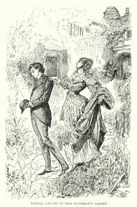 Ilustração para Grandes Expectativas de Charles Dickens (litho) de Harry Furniss