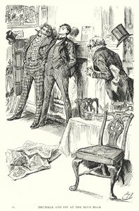 Ilustração para Grandes Expectativas de Charles Dickens (litho) de Harry Furniss