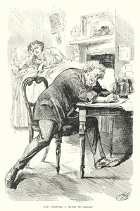 Ilustração para Grandes Expectativas de Charles Dickens (litho) de Harry Furniss