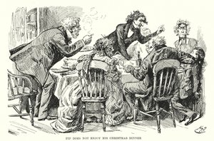 Ilustração para Grandes Expectativas de Charles Dickens (litho) de Harry Furniss