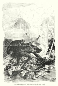 Ilustração para Grandes Expectativas de Charles Dickens (litho) de Harry Furniss