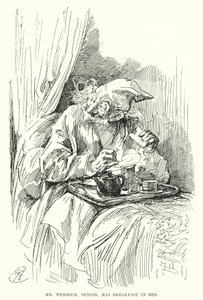 Ilustração para Grandes Expectativas de Charles Dickens (litho) de Harry Furniss