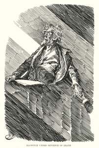 Ilustração para Grandes Expectativas de Charles Dickens (litho) de Harry Furniss