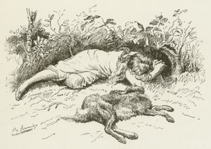 Ilustração para Sylvie e Bruno por Lewis Carroll de Harry Furniss