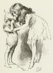 Ilustração para Sylvie e Bruno por Lewis Carroll de Harry Furniss