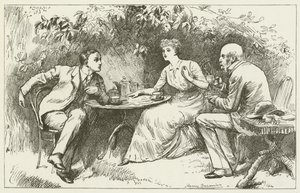 Ilustração para Sylvie e Bruno por Lewis Carroll de Harry Furniss