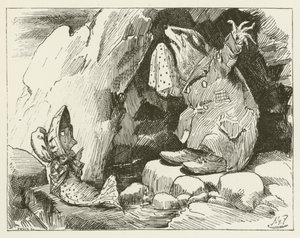 Ilustração para Sylvie e Bruno por Lewis Carroll de Harry Furniss