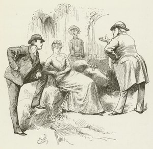 Ilustração para Sylvie e Bruno por Lewis Carroll de Harry Furniss