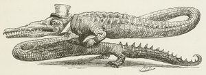 Ilustração para Sylvie e Bruno por Lewis Carroll de Harry Furniss