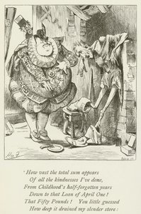 Ilustração para Sylvie e Bruno por Lewis Carroll de Harry Furniss