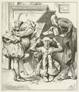 Ilustração para Sylvie e Bruno por Lewis Carroll de Harry Furniss