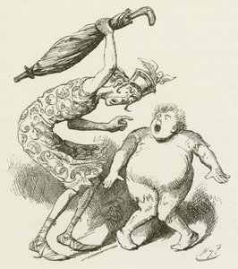 Ilustração para Sylvie e Bruno por Lewis Carroll de Harry Furniss
