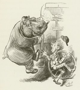 Ilustração para Sylvie e Bruno por Lewis Carroll de Harry Furniss
