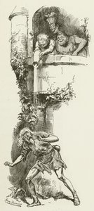 Ilustração para Sylvie e Bruno por Lewis Carroll de Harry Furniss