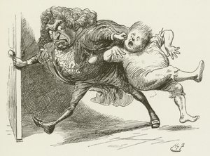 Ilustração para Sylvie e Bruno por Lewis Carroll de Harry Furniss