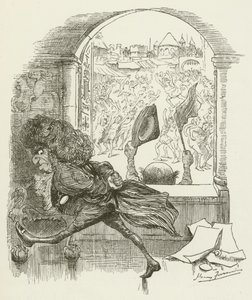 Ilustração para Sylvie e Bruno por Lewis Carroll de Harry Furniss