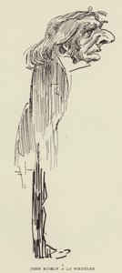 John Ruskin a Whistler de Harry Furniss