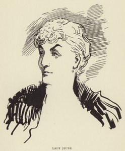 Jovem senhora de Harry Furniss