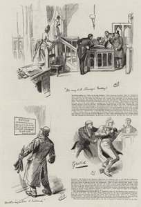 Vida no Parlamento, estranhos na casa de Harry Furniss