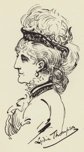 Lydia Thompson de Harry Furniss