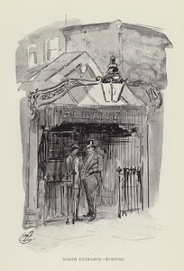 Entrada norte, noite de Harry Furniss