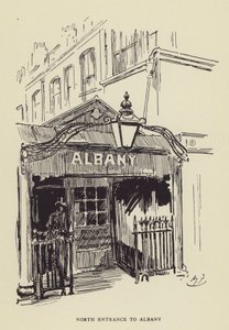 Entrada norte para Albany de Harry Furniss
