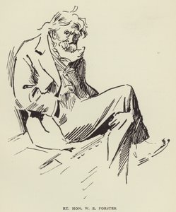 Justo Honorável WE Forster de Harry Furniss