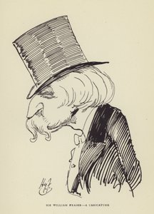Sir William Fraser, uma caricatura de Harry Furniss