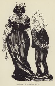 Sir William e Lady Wilde de Harry Furniss