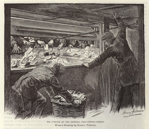 Seis horas no Correio Geral de Harry Furniss