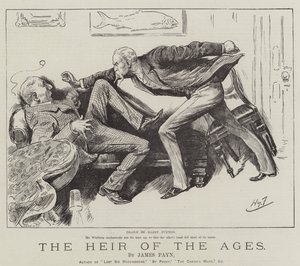 O herdeiro das idades, por James Payn de Harry Furniss
